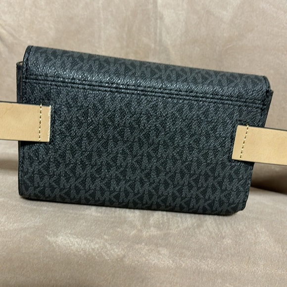 Michael Kors adjustable belt monogram black/Gray with silver hardware-SizeS/M - Picture 9 of 17